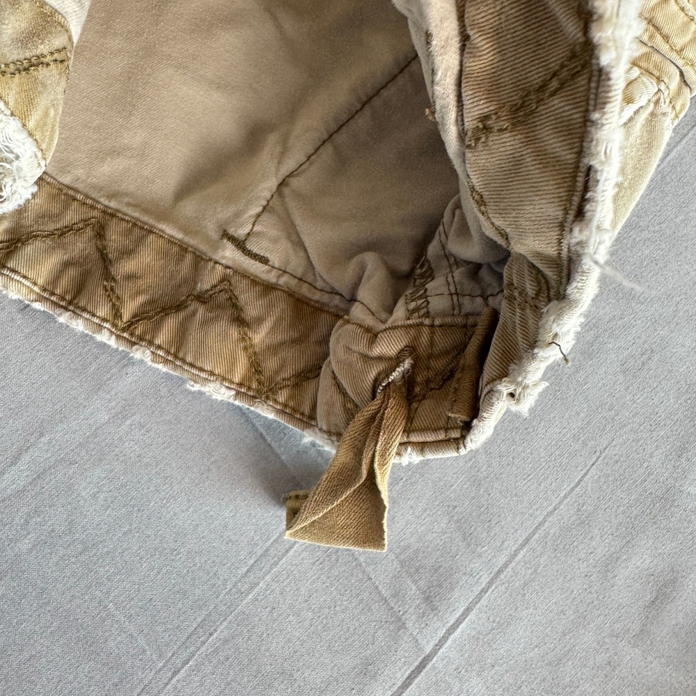 VINTAGE Abercrombie & Fitch Cargo 32 Mens Distressed Paratrooper Pockets Heavy - Picture 9 of 16